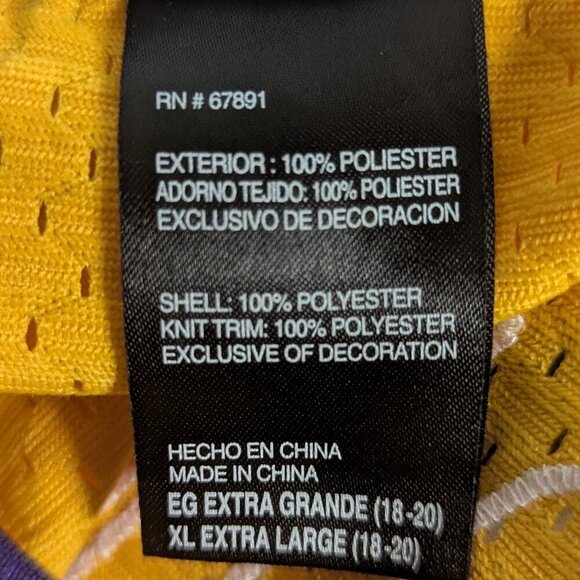 Kobe Bryant Lakers Jersey Youth Boys XL - Picture 5 of 8